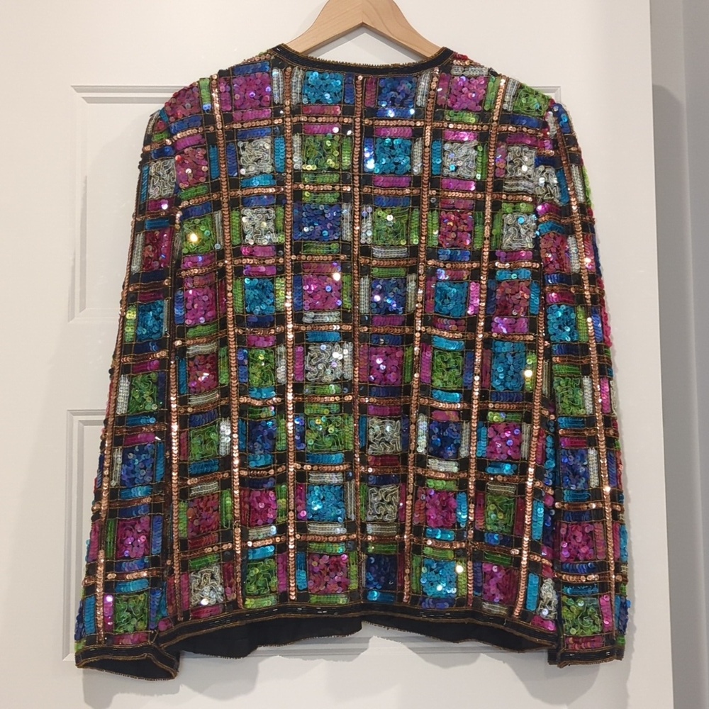 VINTAGE Scala Sequin Blazer - Picture 5 of 5